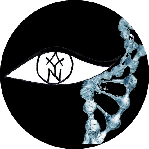 Logo AYN Visione Olistica: un occhio con le lettere AYN e un filo di DNA